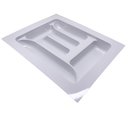 Ver imagem 7 de Porta Talheres de Gaveta Organizador para Cozinha Branco 5 Divisórias Acabamento Moveis