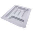 Ver imagem 5 de Porta Talheres de Gaveta Organizador para Cozinha Branco 5 Divisórias Acabamento Moveis