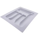 Ver imagem 3 de Porta Talheres de Gaveta Organizador para Cozinha Branco 5 Divisórias Acabamento Moveis