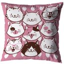 Ver imagem 3 de Kit 2 Almofadas Cheias 40cm X 40cm Decorativas Estampadas Digital Coloridas Sala Sofá Quarto Gatos