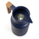 Ver imagem 4 de Garrafa Térmica Wood Fashion Azul 1l e Escova Limpeza Termopro