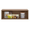 Ver imagem 3 de Armário Aéreo Geladeira 80cm 1 Porta Basculante Etna Carvalho Oak/off White - Poliman