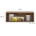Ver imagem 5 de Armário Aéreo Geladeira 80cm 1 Porta Basculante Etna Carvalho Oak/off White - Poliman