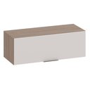 Ver imagem 1 de Armário Aéreo Geladeira 80cm 1 Porta Basculante Etna Carvalho Oak/off White - Poliman