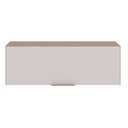 Ver imagem 2 de Armário Aéreo Geladeira 80cm 1 Porta Basculante Etna Carvalho Oak/off White - Poliman