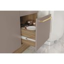 Ver imagem 6 de Balcão de Cozinha Modulado Botanic M624 C/ 2 Portas e 3 Gavetas S/tampo 120cm Nogueira/fendi -