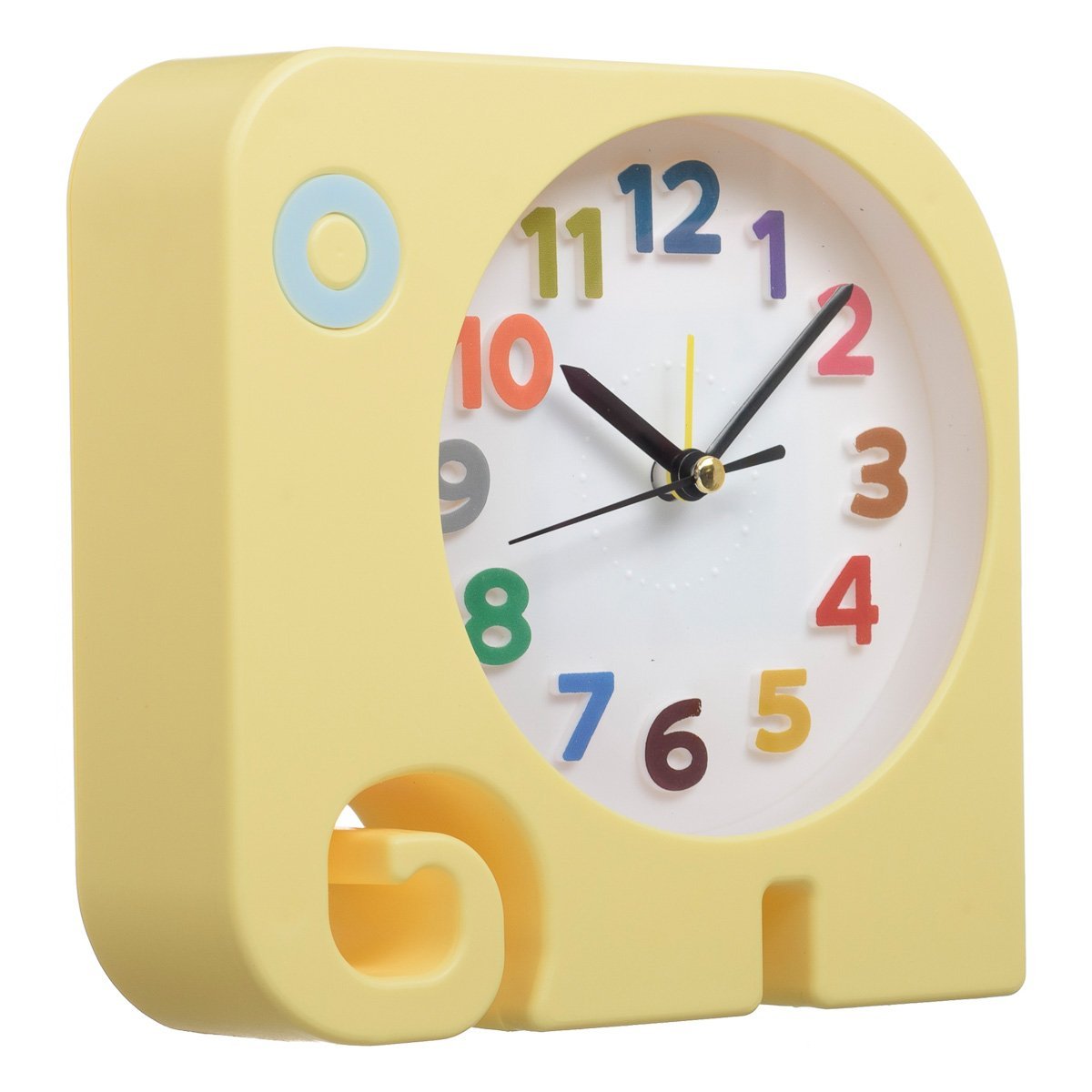 Relógio De Mesa Quarto Infantil Decorativo Elefante RE-05 E Amigold Amarelo - 2