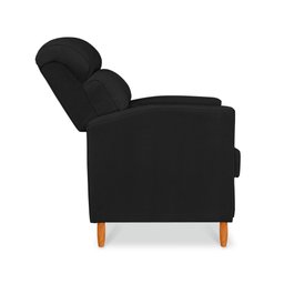 Poltrona Amamentação Reclinável Gisele - Poltrona Confortável para Leitura e Descanso - Preto - 6