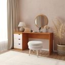 Ver imagem 1 de Penteadeira com Espelho Redondo Porto