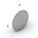 Ver imagem 4 de Penteadeira com Espelho Redondo Porto