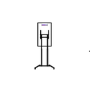 Ver imagem 2 de Suporte Tv Pedestal Rotativo 14 a 75 - Ped-11 Suportaço Paisagem/retrato