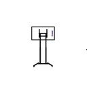 Ver imagem 3 de Suporte Tv Pedestal Rotativo 14 a 75 - Ped-11 Suportaço Paisagem/retrato