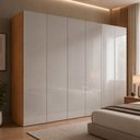 Ver imagem 1 de Guarda-Roupa Casal 100% MDF com 6 Portas e 6 Gavetas 273cm Multimóveis CR35528 Madeirado/Off White