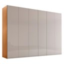 Ver imagem 2 de Guarda-Roupa Casal 100% MDF com 6 Portas e 6 Gavetas 273cm Multimóveis CR35528 Madeirado/Off White