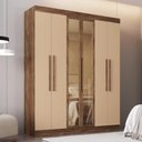 Ver imagem 1 de Guarda-Roupas Casal 6 Portas 180cm Multimóveis CR35262