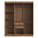 Ver imagem 6 de Guarda-Roupas Casal 6 Portas 180cm Multimóveis CR35262