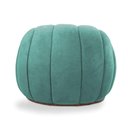 Ver imagem 4 de Sofá 2 Lugares com Poltrona Orgânica Fixa Cloud Bouclê E03 - D'Rossi Cor Azul Turquesa