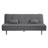 Sofá Cama Silver 3 Lugares Reclinável Suede Cinza Chumbo 1,92 - Star Confort - 3
