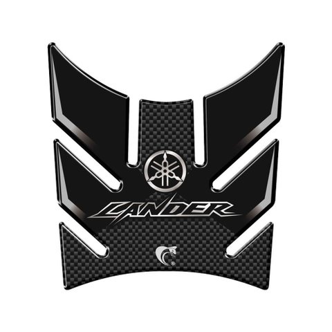 Protetor Tanque Moto Yamaha Crosser Lander Xtz 250 Preto Preto