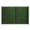 Ver imagem 2 de Cabeceira Cama King 210cm Estofada Linho ou Veludo Editável Cor:linho Moderno Verde