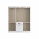 Ver imagem 4 de Guarda-Roupa Solteiro 6 Portas 1 Porta Basculante 1 Gaveta Dallas Espresso Móveis