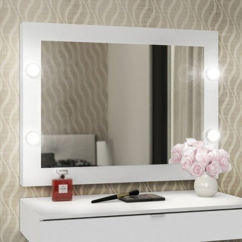 Conjunto de Penteadeira Suspensa com Espelho Camarim Espresso Móveis