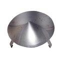 Ver imagem 2 de Chapéu Chaminé Inox Fixo 110mm a 130mm - Volpato