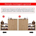 Ver imagem 6 de Sapateira Vertical 2 Gavetas Basculante Banquinho Prateleira Hall Entrada Canto Quarto Retrô