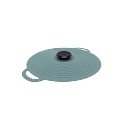 TAMPA DE SILICONE PARA PANELA CINZA 28CM 4910 - LYOR - 1