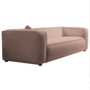Ver imagem 3 de Sofá Cecília Orgânico 2 Lugares 160cm Sala de Estar Linho Rose - Incasa Decor