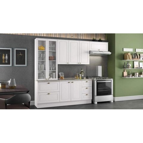 Cozinha Modulada Americana 4 Peças Branco