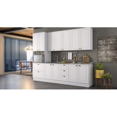 Cozinha Modulada Americana 5 Peças Branco