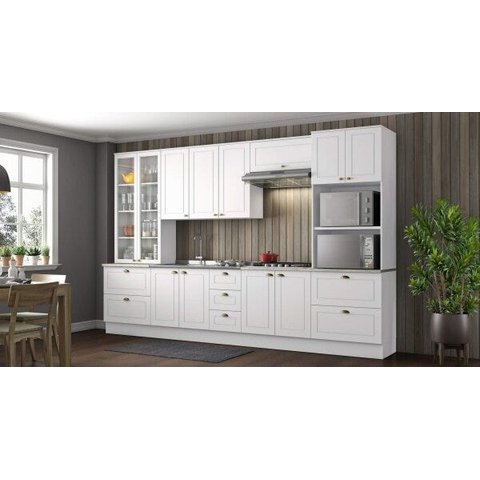 Cozinha Modulada Americana 6 Peças Branco