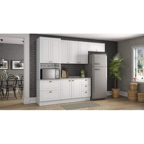 Cozinha Modulada Americana 4 Peças Branco