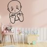 Adesivo de Parede Bebê - 48 x 70 cm - 1
