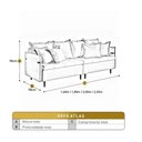 Ver imagem 3 de Sofá Fixo Atlas 2 Lugares Luxo 1,60 M Castellar Móbile