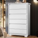 Ver imagem 3 de Cômoda para Quarto 6 Gavetas Duo Branco