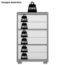 Ver imagem 4 de Cômoda para Quarto 6 Gavetas Duo Branco