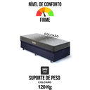 Ver imagem 6 de Base Box Baú 88x188 Suede com Colchão Dual Firm Espuma Ecoflex