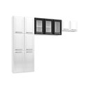 Ver imagem 1 de Cozinha Compacta Topazio C/ 11 Portas ( 3 C/ Vidro ) Preto - Telasul