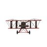 Miniatura Avião Vermelho de Hélice 17x40x45cm Tudo em Caixa - 1