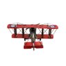 Miniatura Avião Vermelho de Hélice 17x40x45cm Tudo em Caixa - 4