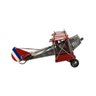 Miniatura Avião Vermelho de Hélice 17x40x45cm Tudo em Caixa - 5