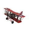 Miniatura Avião Vermelho de Hélice 17x40x45cm Tudo em Caixa - 2