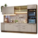 Ver imagem 3 de Armário de Cozinha Completa 310 Cm Rustic/crema Agata Madesa 01