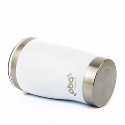 Copo Térmico Aço Inox Parede Dupla e Isolamento a Vácuo com Tampa 473 Ml Oba Térmic - 4