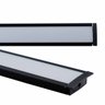 Perfil Linear de Embutir 1m em Alumínio P/fita Led C/trava Fix Id240 St3100 - 3