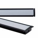 Ver imagem 3 de Perfil Linear de Embutir 1m em Alumínio P/fita Led C/trava Fix Id240 St3100