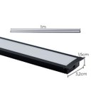 Ver imagem 2 de Perfil Linear de Embutir 1m em Alumínio P/fita Led C/trava Fix Id240 St3100