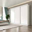 Ver imagem 1 de Guarda-Roupa Casal 3 Portas de Correr 6 Gavetas Toronto Espresso Móveis